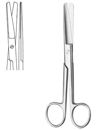 Operating Scissors, Straight, Blunt/Blunt