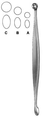 Volkmann Bone Curette, double-ended