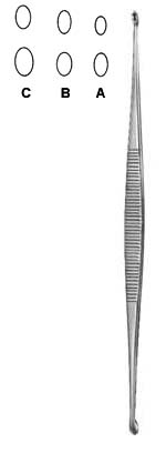 Williger Bone Curette, double-ended