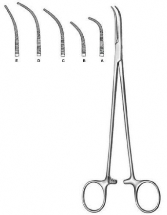 Overholt-Fino Dissecting and Ligature Forceps