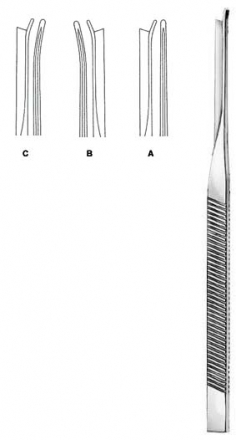 Silver Rhinoplastic Chisel