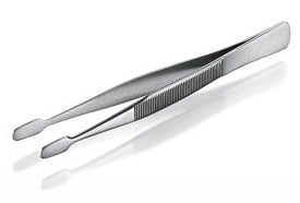 Glass Holding Forceps, Straight.